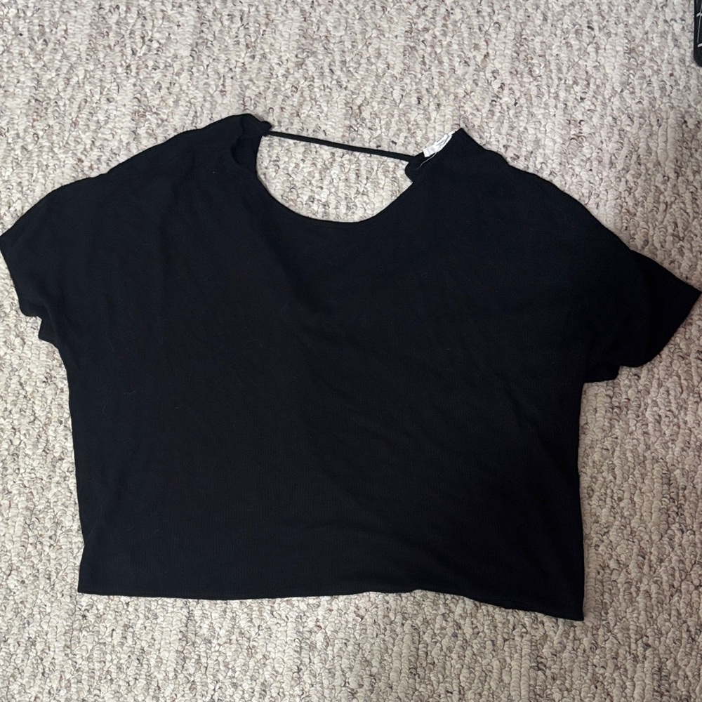 Chic Black Crop Top for Women